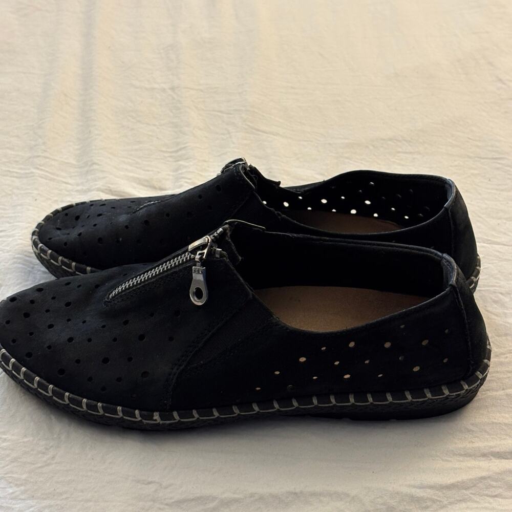 Black Earth shoes suede rubber soles women’s size 7 - Picture 10 of 12